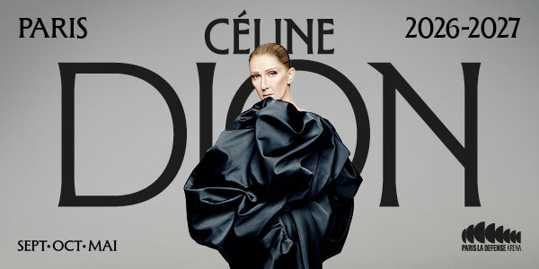 Affiche Céline Dion Paris 2026–2027